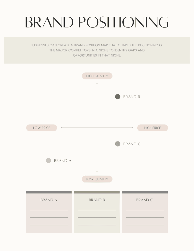 Brand Positioning Map
