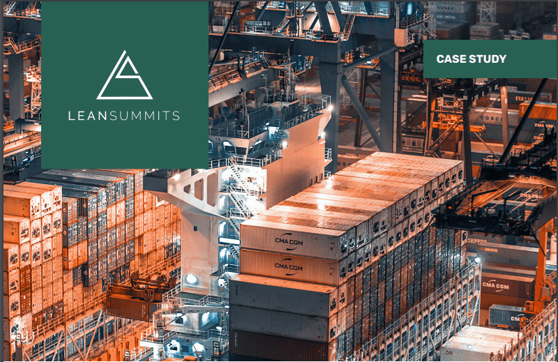 Cargo shipping containers and port logistics