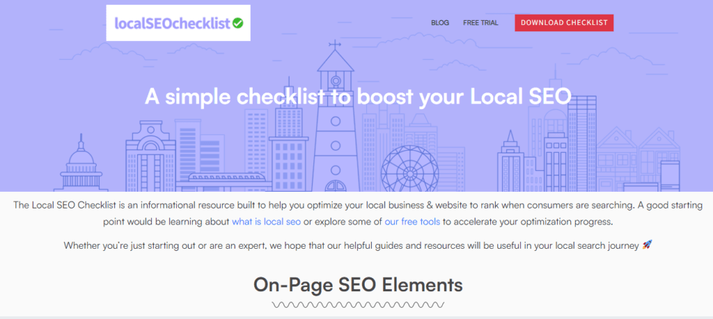Local SEO Checklist