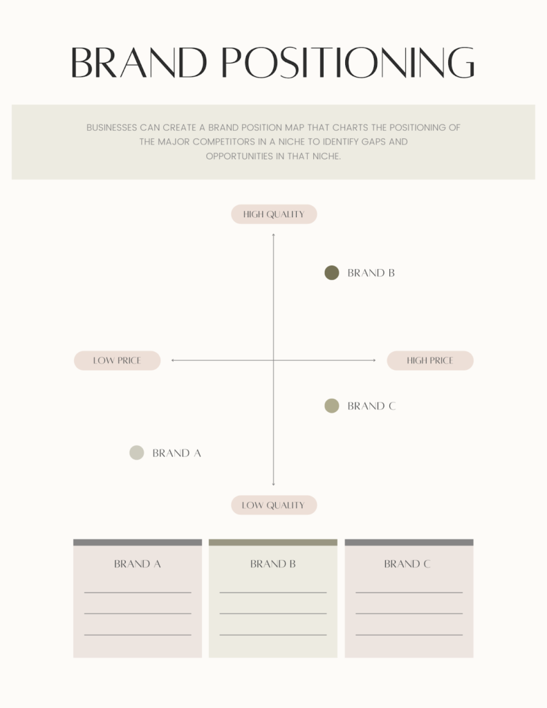 Brand Positioning Map
