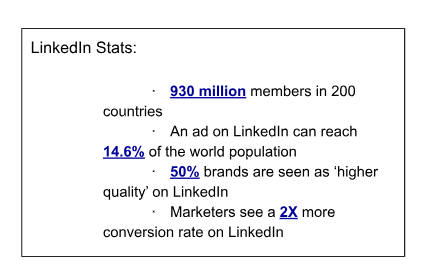 LinkedIn Stats