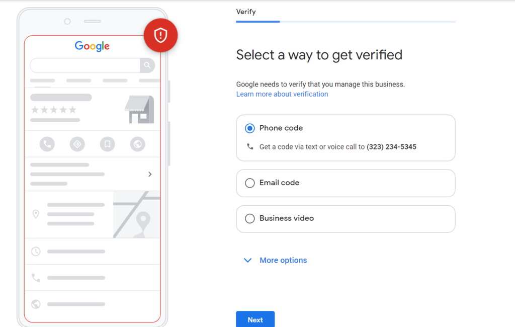 Verify Your details