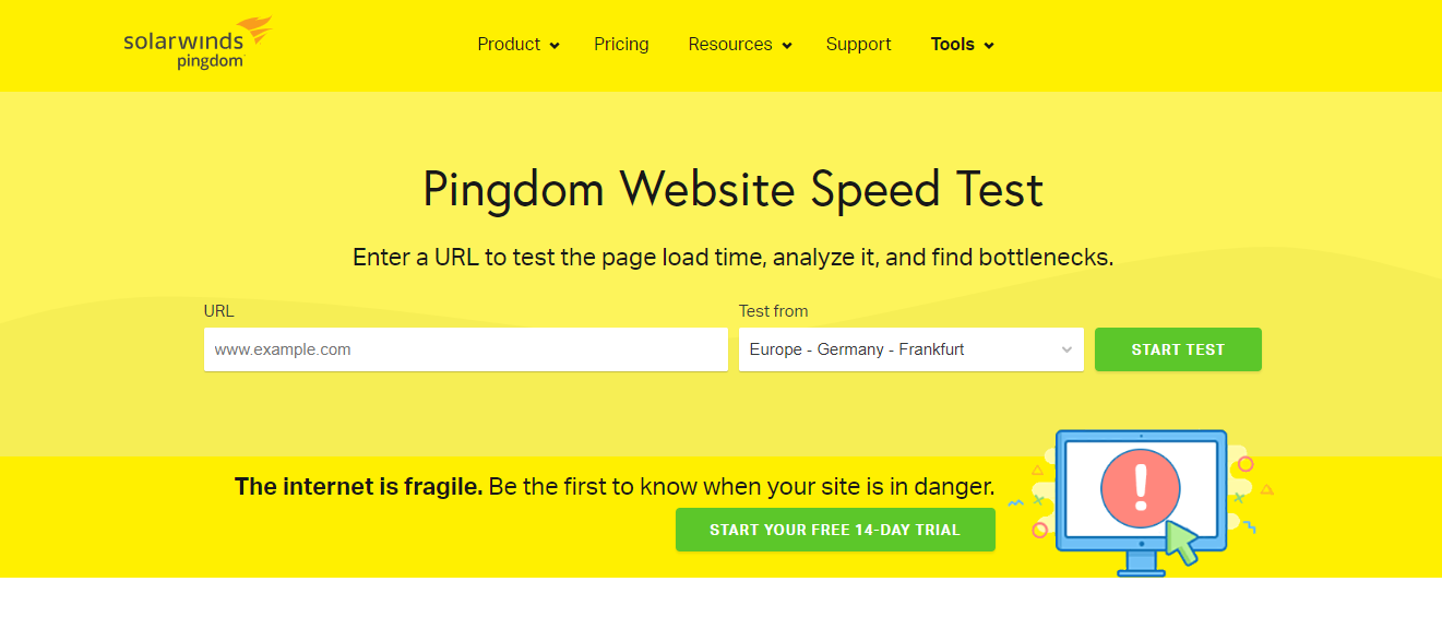 Pingdom SEO Tools