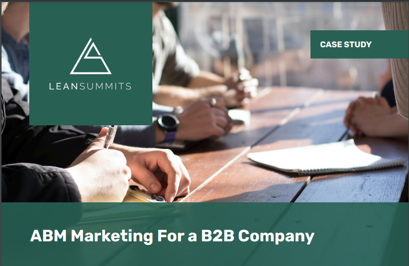 ABM Marketing for a B2B Company